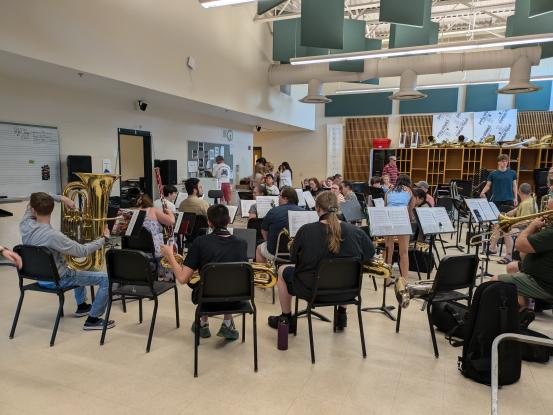 20th annual Hopkinton Community Summer Band holds its first rehearsal